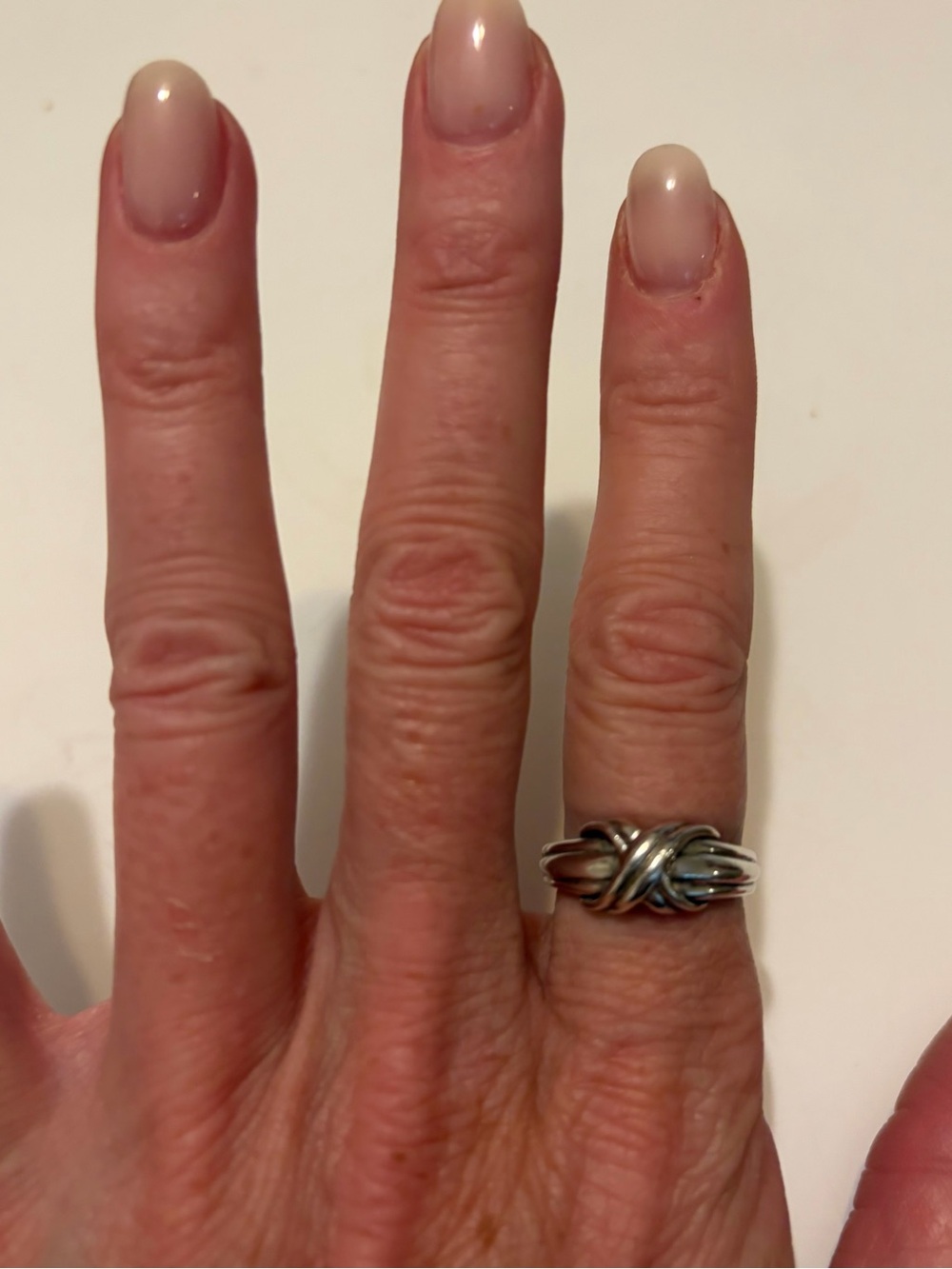 Tiffany & Co. Sterling Silver Knot Ring - Silver - Picture 2 of 8